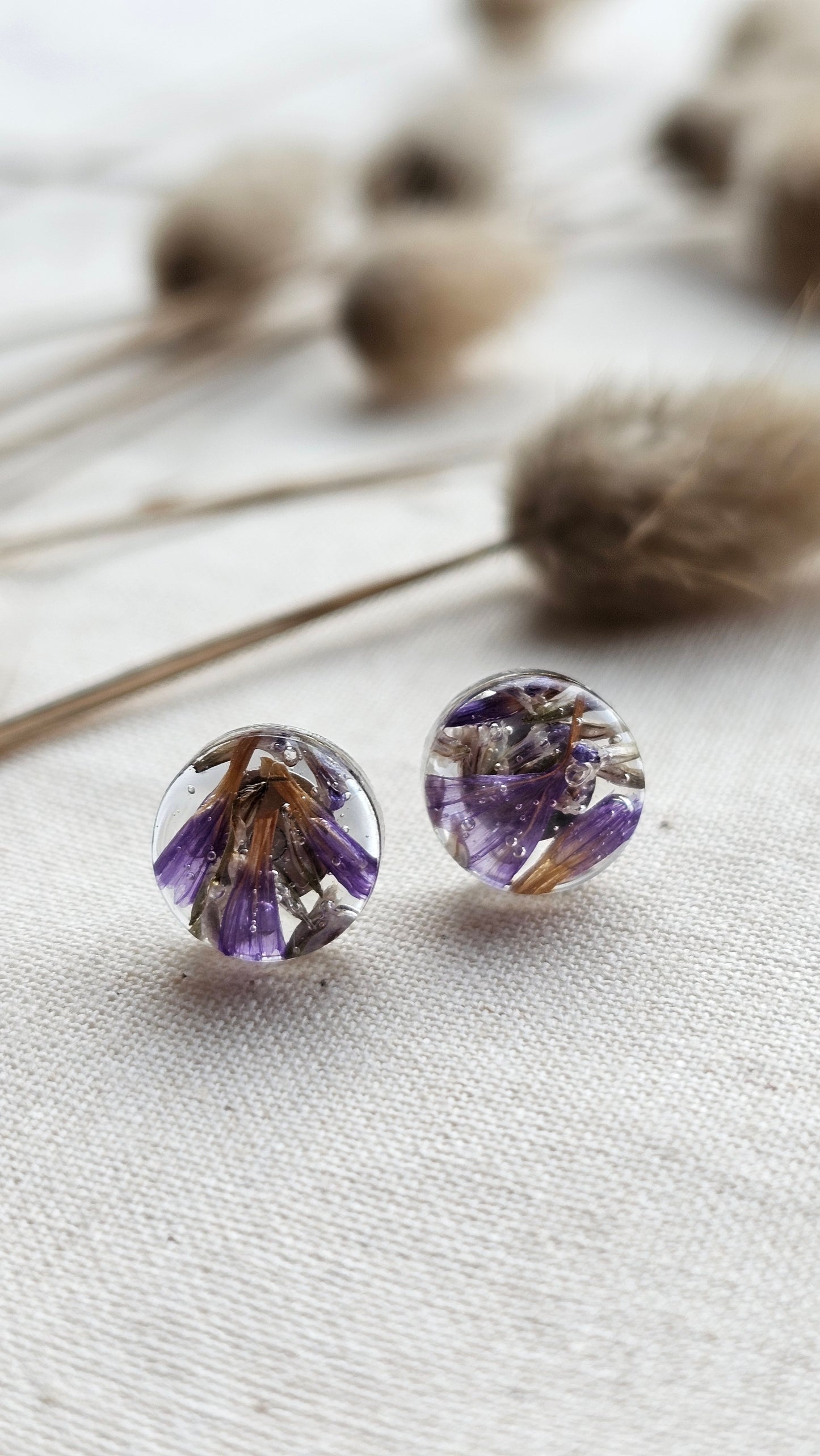 Sea Lavender Studs