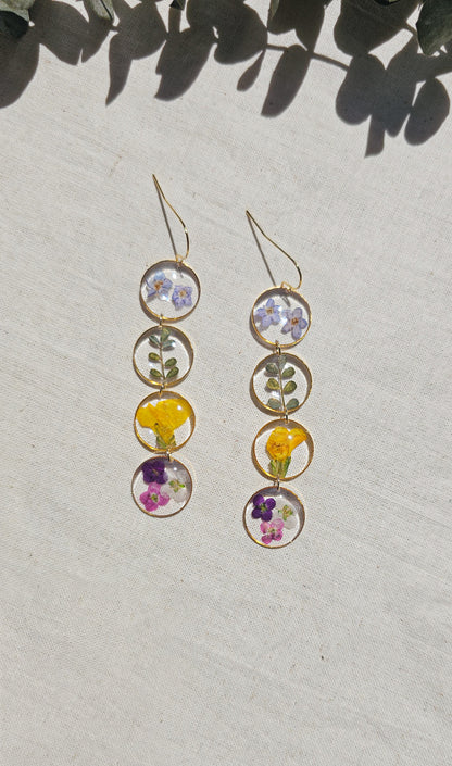 Mixed Floral Dangles