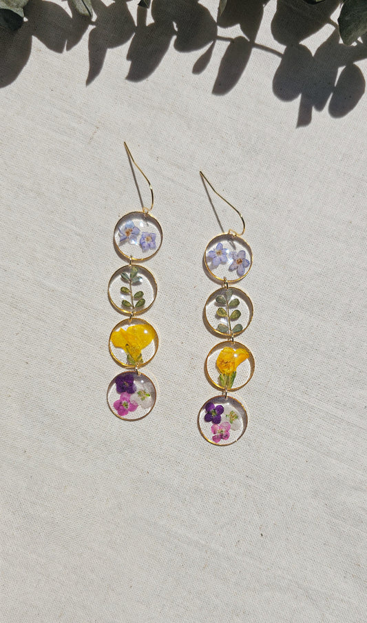 Mixed Floral Dangles