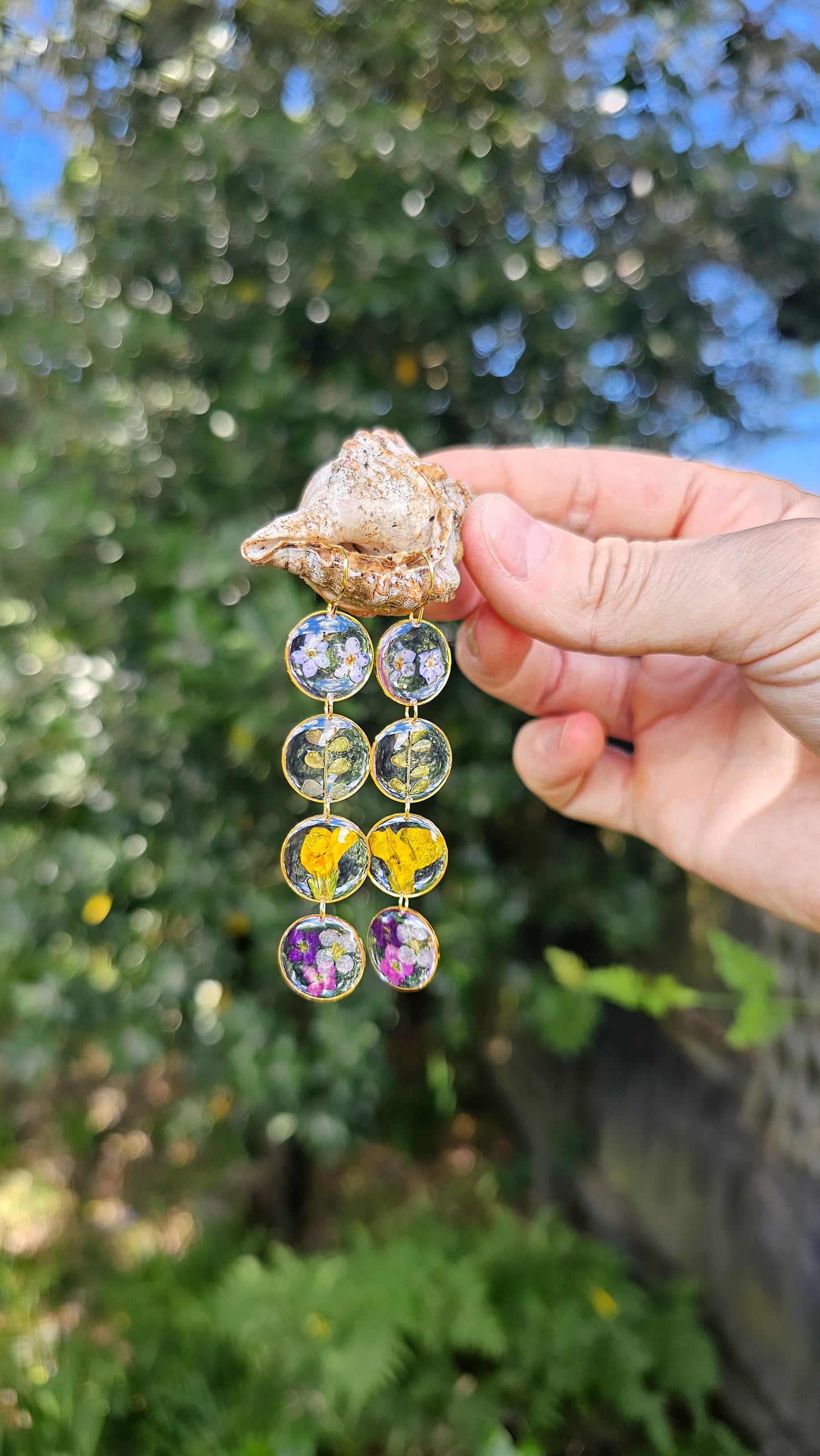 Mixed Floral Dangles