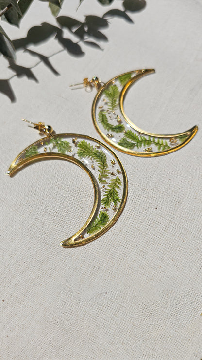 Moss & Gold Flake moons