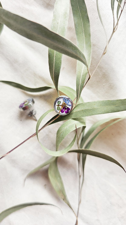 Mixed Floral Studs