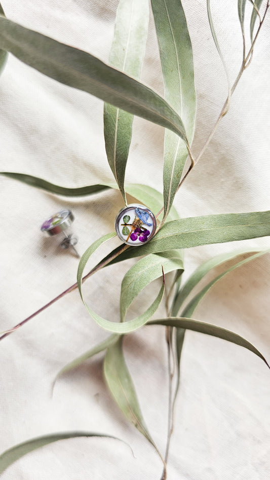 Mixed Floral Studs